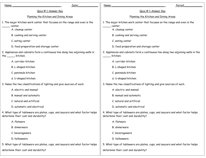 Food service prep final quiz answers