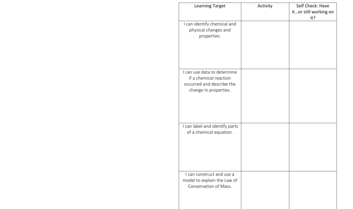 Genius challenge chemical reactions answer key