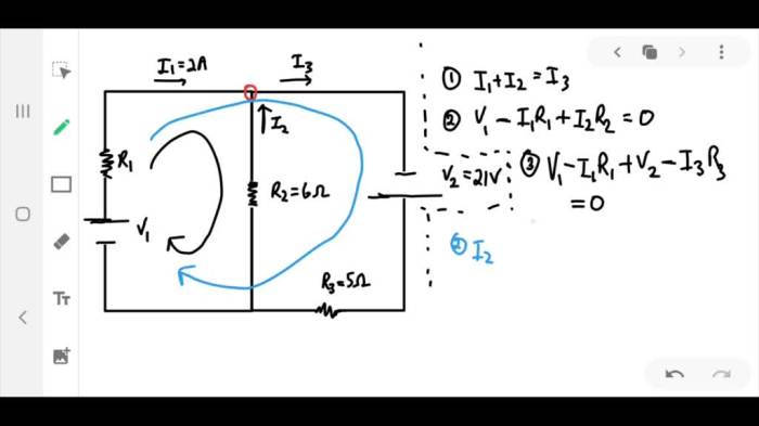 Consider the circuit shown below. find v1 i2 and i3