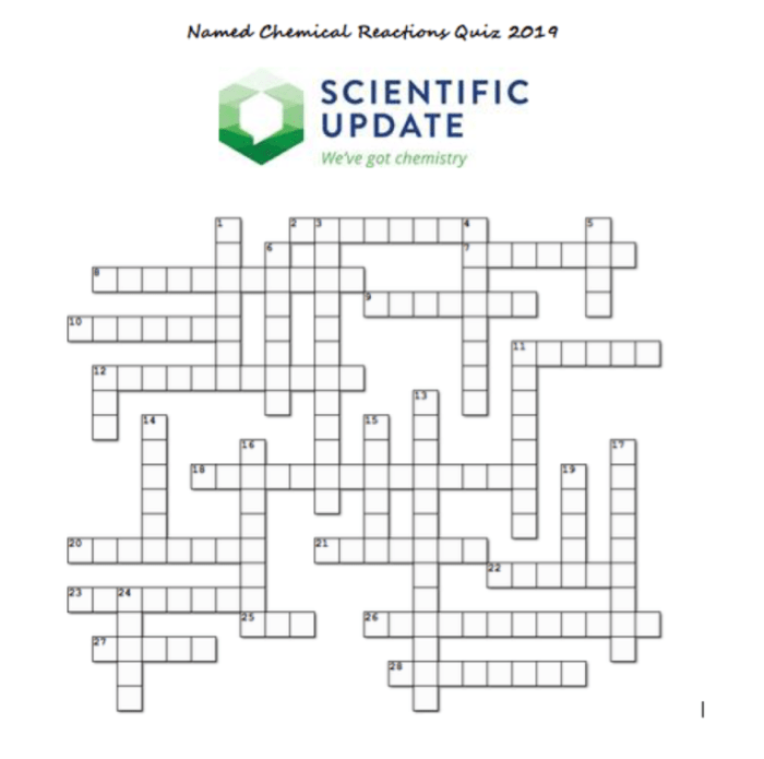 Genius challenge chemical reactions answer key